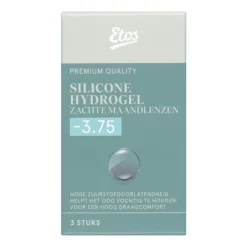 Etos Silicone Hydrogel Zachte Maandlenzen -3.75 3st.