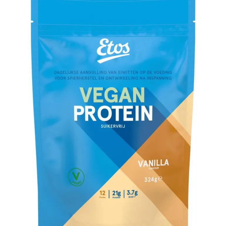 Etos Vegan Protein Eiwitpoeder Vanilla 324 GR
