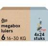 Etos Woezel & Pip Luiers XL Maat 6 16-30 kg Megabox 4x24 stuks