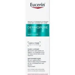 Eucerin DERMOPURE CLINICAL Mat Fluid Gevoelige Huid 40 ML