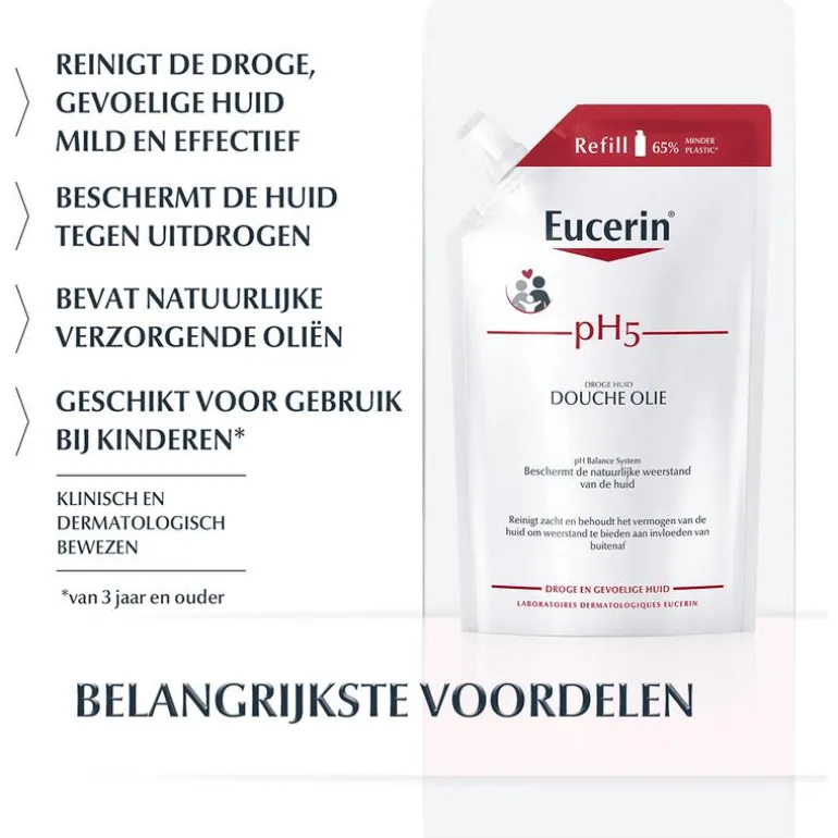 Eucerin pH5 Doucheolie Navulverpakking 400 ML