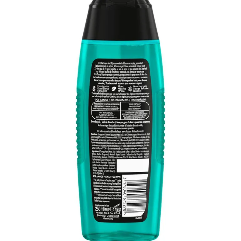 Fa Men Extreme Cool Douchegel & Shampoo 250 ML
