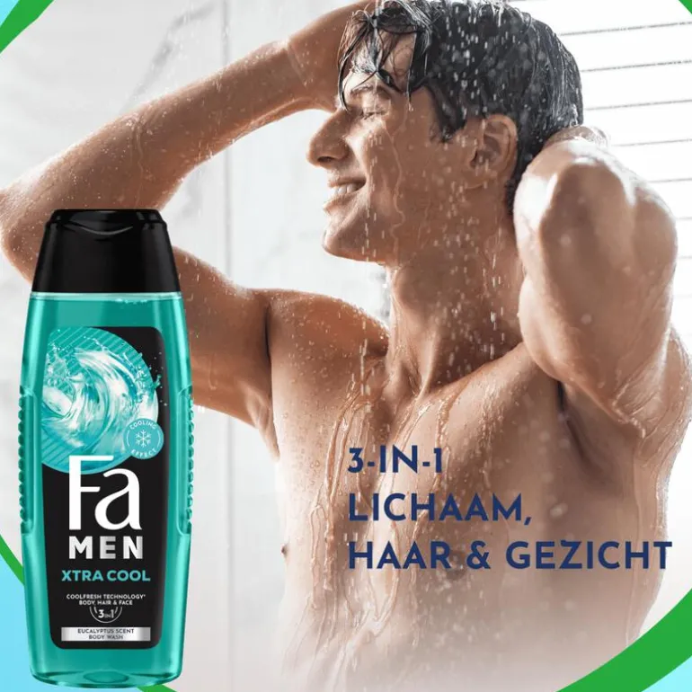 Fa Men Extreme Cool Douchegel & Shampoo 250 ML