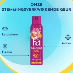 Fa Sunset Love Deodorant Spray 150 ML