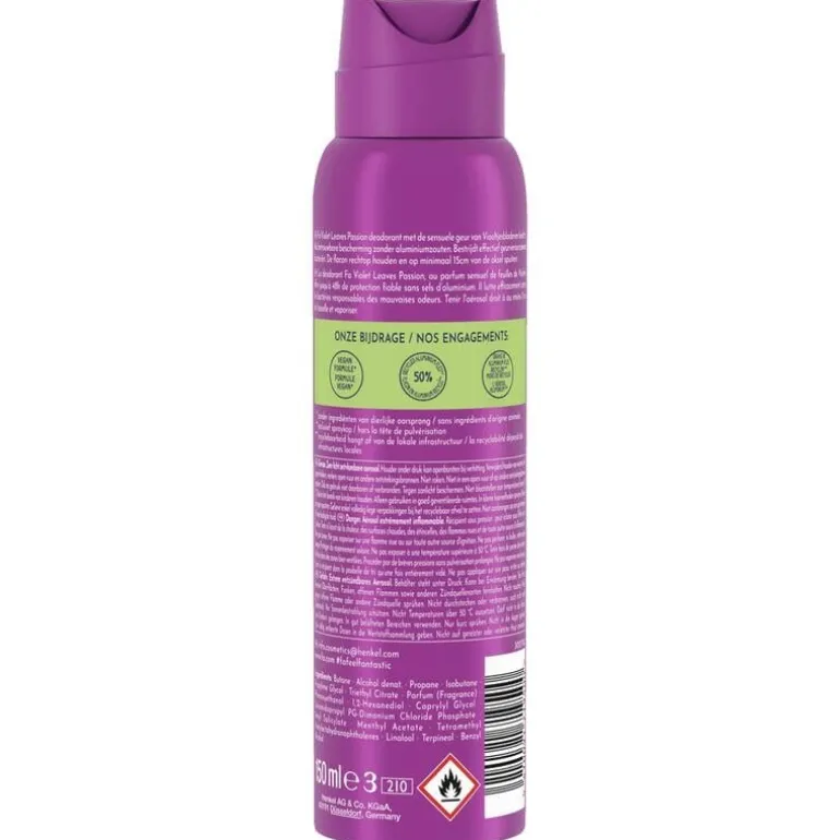 Fa Violet Leaves Passion Deodorant Spray 150 ML