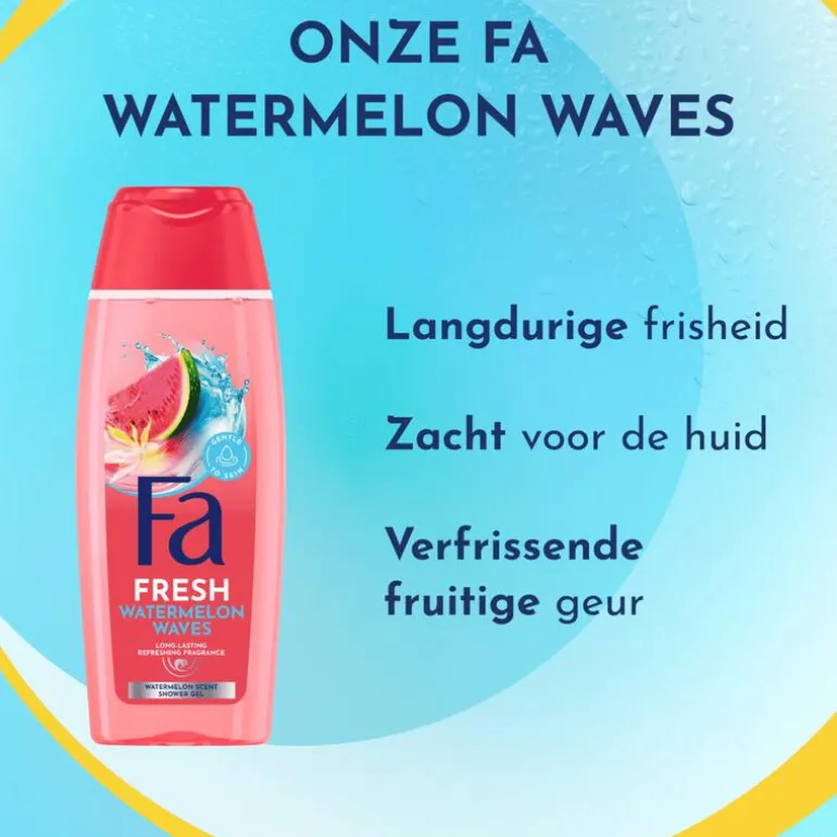 Fa Watermelon Waves Douchegel 250 ML