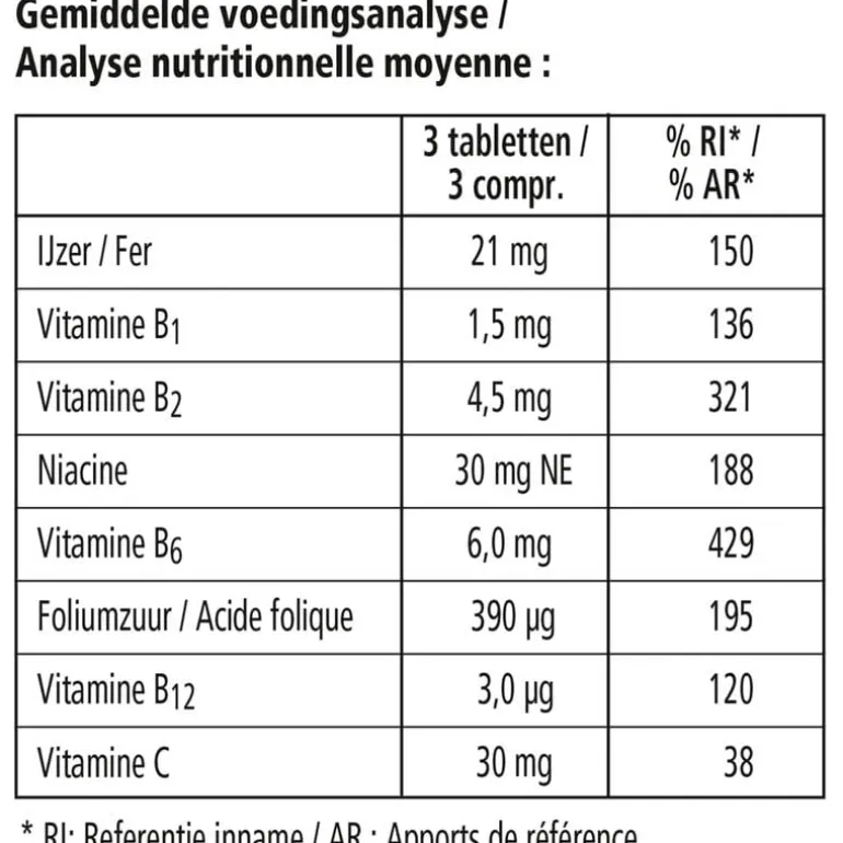 Floradix salus Ijzer 147 Tabletten