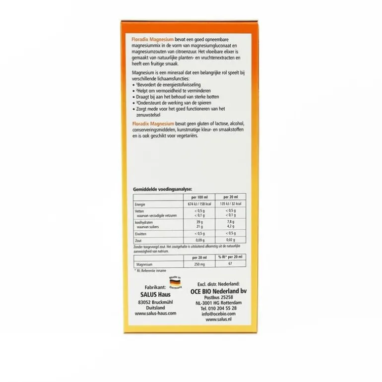Floradix Salus Magnesium Mineral Drink