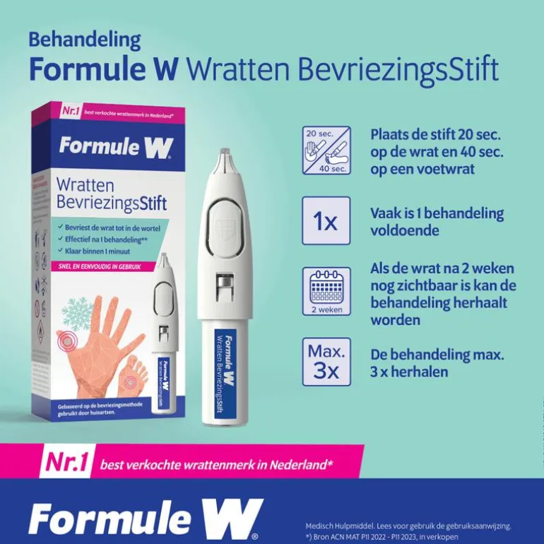 Formule W Wratten BevriezingsStift 15ml