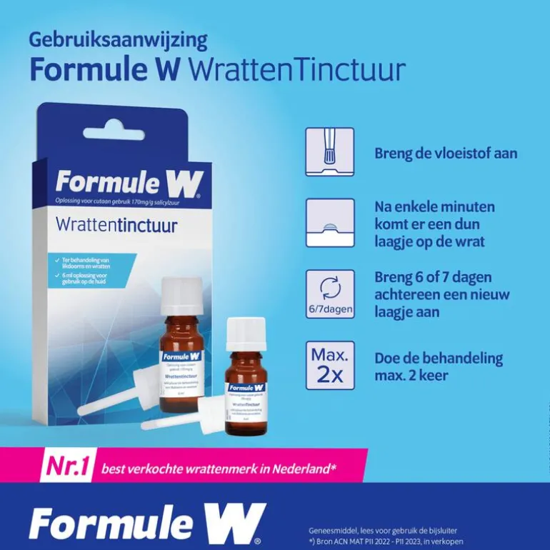 Formule W Wrattentinctuur 6 ML