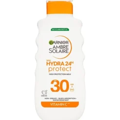 Garnier Ambre Solaire Hydra 24H Protect Lotion Zonnebrandcrème SPF30 175ml Waterresistent Vitamine Cg