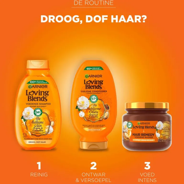 Garnier Loving Blends Argan & Cameliaolie Shampoo 300 ML