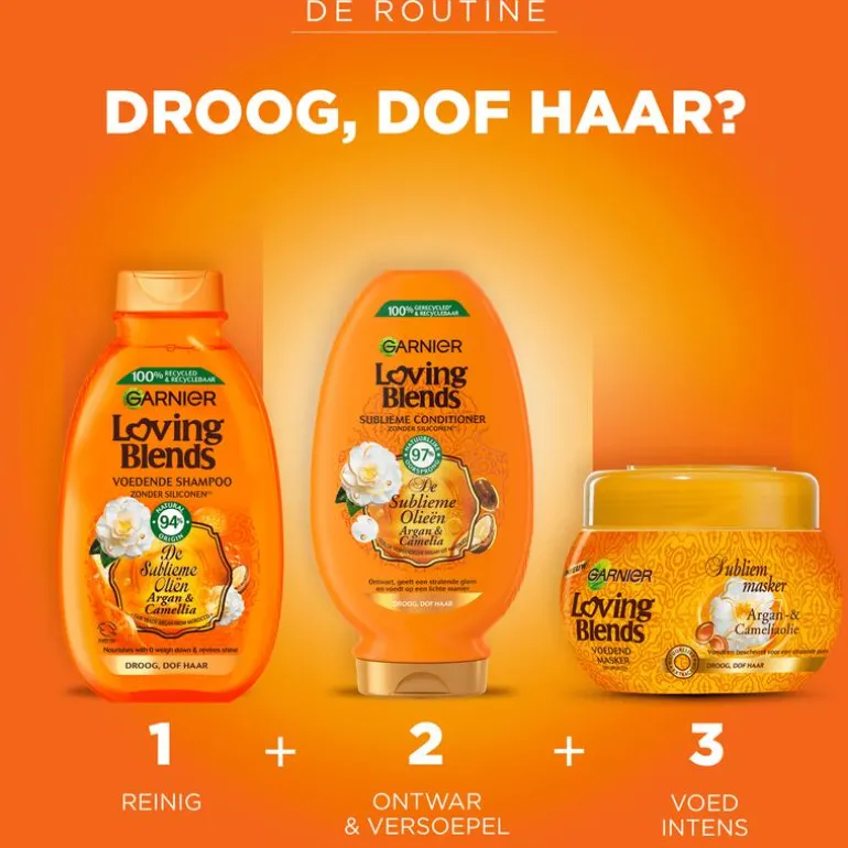 Garnier Loving Blends Argan- & Cameliaolie Conditioner 250 ML