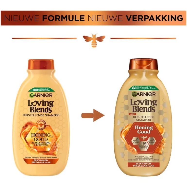 Garnier Loving Blends Honing Goud Herstellende Shampoo 300 ml