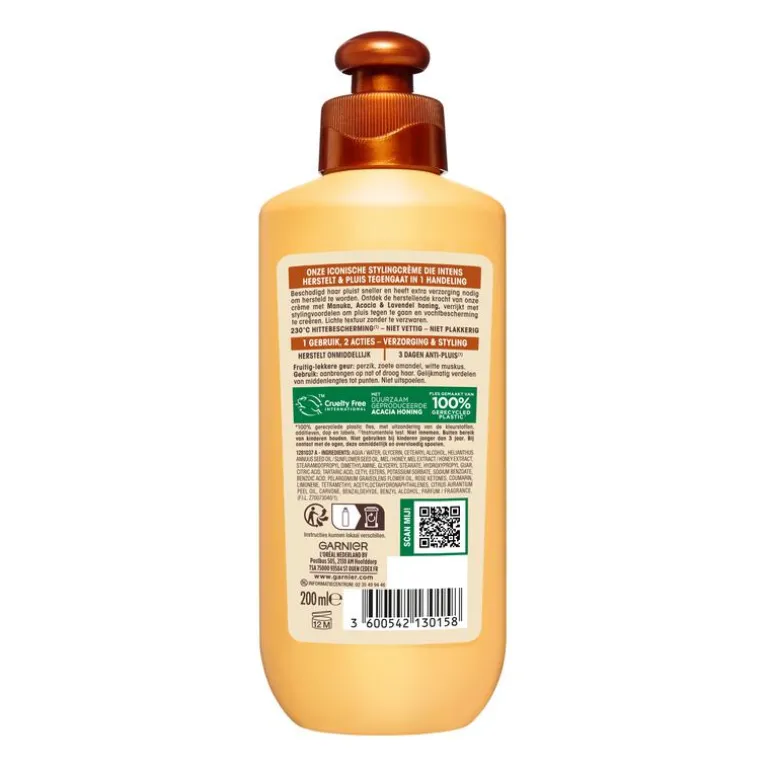 Garnier Loving Blends Honing Goud Leave-In Crème 200 ML