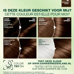 Garnier Nutrisse Crème Permanente Haarverf 4 Middenbruin