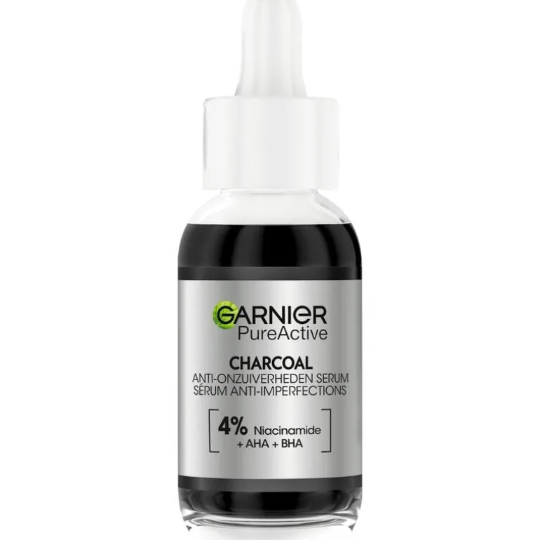 Garnier PureActive AHA + BHA Charcoal Anti-Onzuiverheden Serum 30 ML