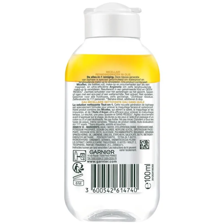 Garnier - SkinActive Micellair Reinigingswater Olie 100ml