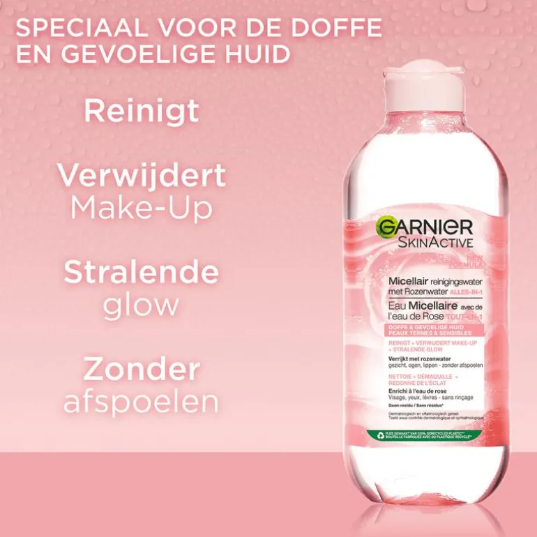 Garnier SkinActive Micellair Reinigingswater met Rozenwater 400 ML