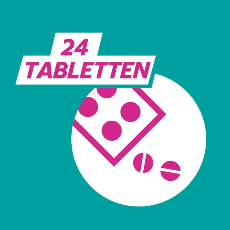 Gaviscon DUO Kauwtabletten Maagzuurremmer 24 Stuks
