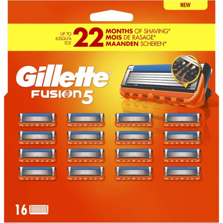 Gillette Fusion5 Navulmesjes 16 Stuks