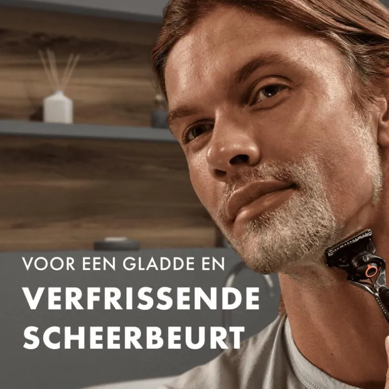 Gillette Fusion Scheergel Gevoelige Huid 200 ML 2 Stuks