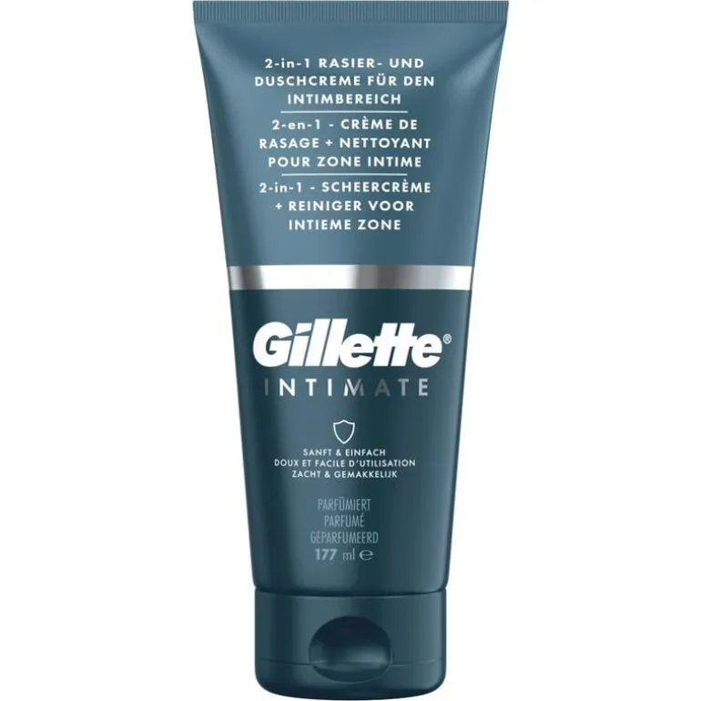 Gillette Intimate 2-In-1 Scheercrème & Reiniger Voor Intieme Zone 177 ML