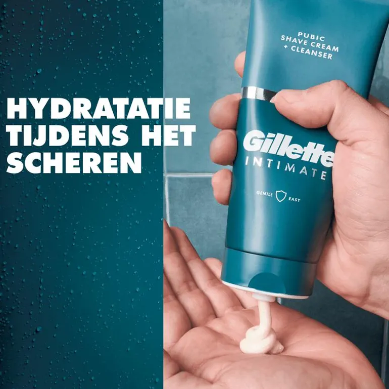 Gillette Intimate 2-In-1 Scheercrème & Reiniger Voor Intieme Zone 177 ML