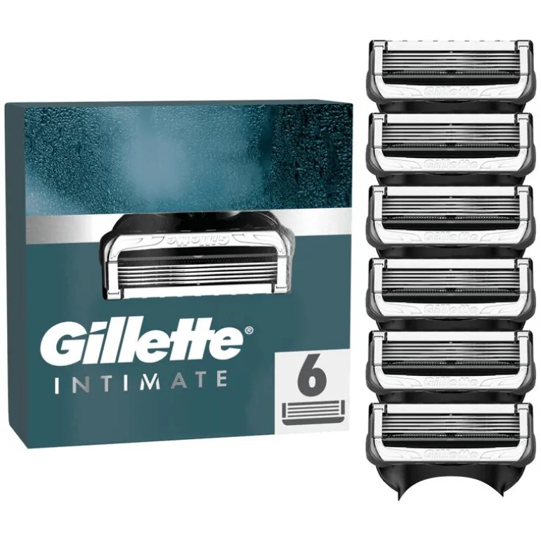 Gillette Intimate Navulmesjes 6 Stuks