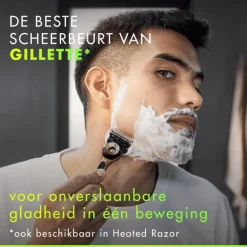 GilletteLabs Scheersysteem Champion Gold met 5 Navulmesjes