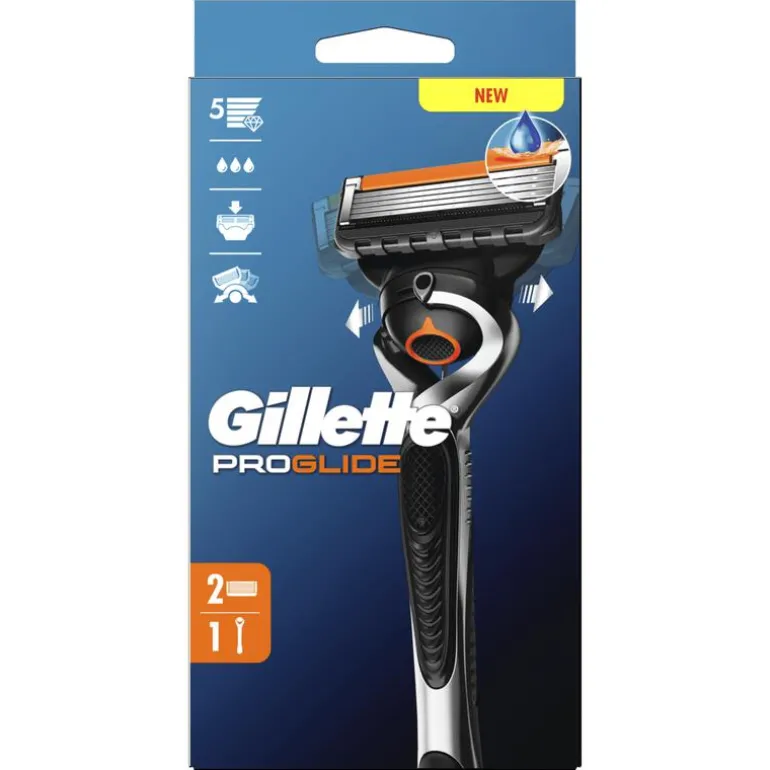 Gillette ProGlide Scheersysteem Met 2 Navulmesjes