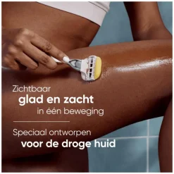 Gillette Venus Comfortglide Coconut Luipaard Scheersysteem 5 Blades plus 1 Mesje