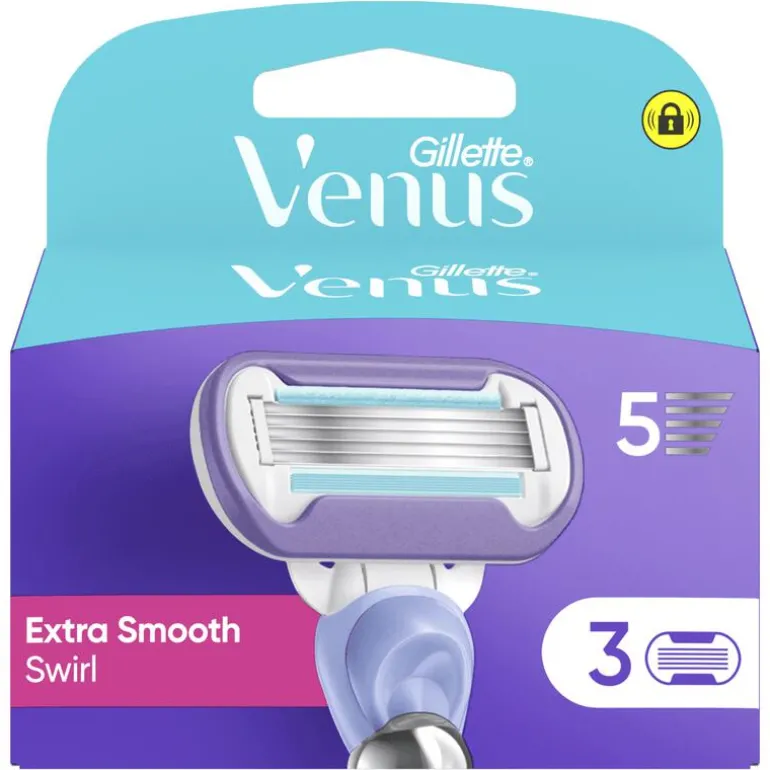 Gillette Venus Deluxe Smooth Swirl Navulmesjes 3 Stuks