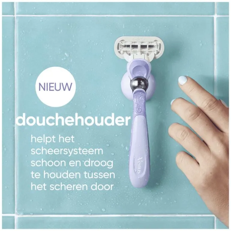 Gillette Venus Deluxe Smooth Swirl Extra Glad Scheersysteem 5 Blades