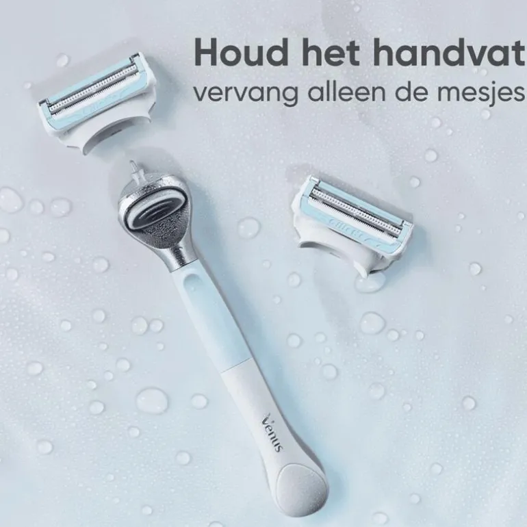 Gillette Venus Voor Huid en Schaamhaar Scheersysteem + Exfoliant
