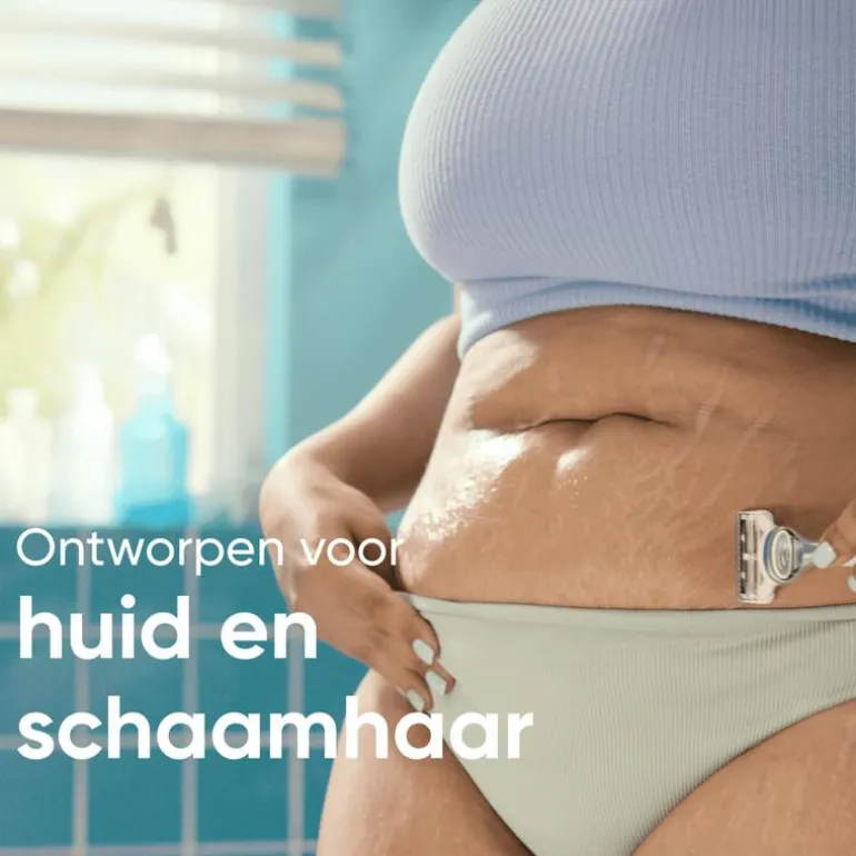 Gillette Venus Voor Huid en Schaamhaar Scheersysteem + Exfoliant