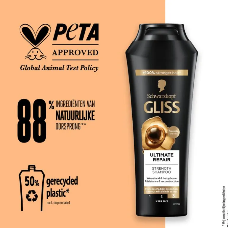 Gliss Shampoo Ultimate Repair 250 ML