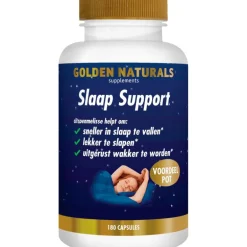 Golden Naturals Slaap Support Capsules 180 stuks