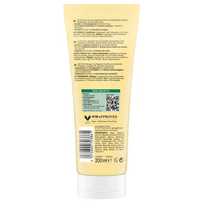 Guhl Blond Glans Verzorging 2-in-1 Conditioner en Masker