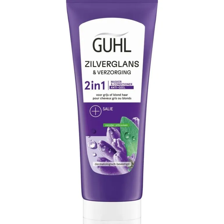 Guhl Zilverglans & Verzorging Anti-Geel Masker 200 ML