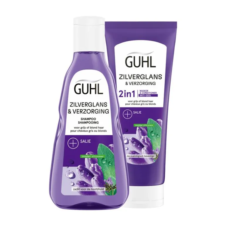 Guhl Zilverglans & Verzorging Anti-Geel Masker 200 ML