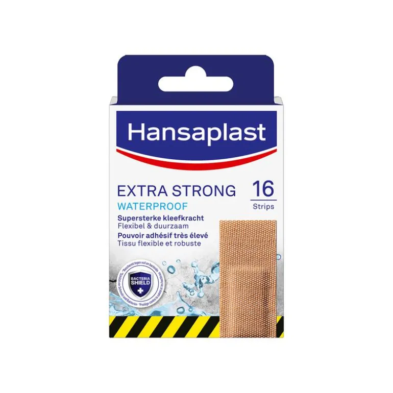 Hansaplast Extra Strong Waterproof Pleisters 16 Pleisters