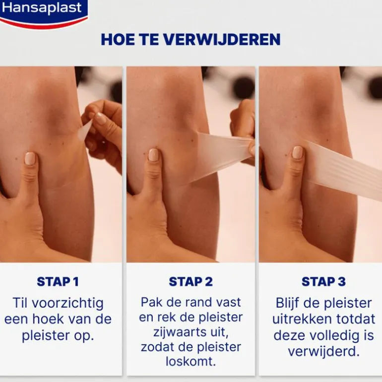 Hansaplast Second Skin Protection Waterproof en Transparante XL Eilandpleisters 3 stuks