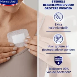 Hansaplast Sensitive XL Eilandpleister 5 stuks