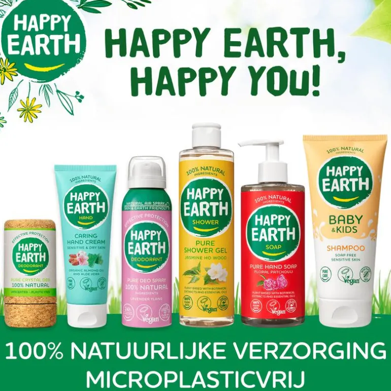 Happy Earth 100% Natuurlijke Bergamot Deodorant Roller 75 ML