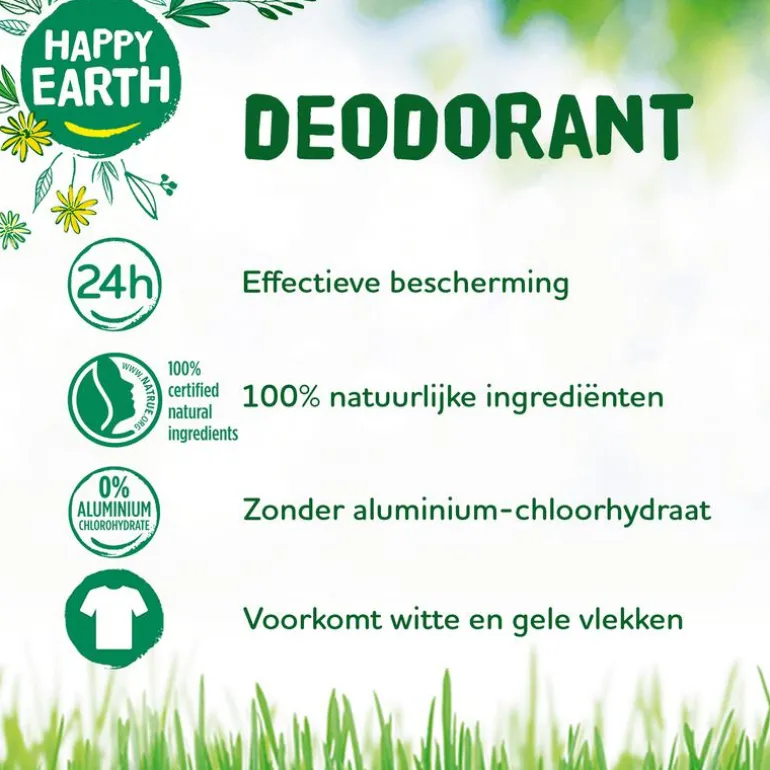Happy Earth 100% Natuurlijke Jasmine Ho Wood Deodorant Spray 100 ML