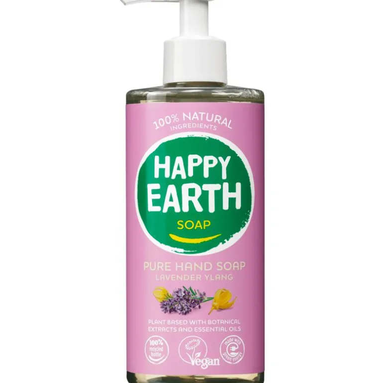 Happy Earth 100% Natuurlijke Lavender Ylang Handzeep 300 ML