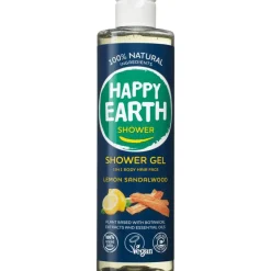 Happy Earth 100% natuurlijke Lemon Sandalwood Douchegel 300 ML