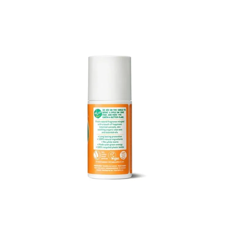 Happy Earth 100% Natuurlijke Rose Petitgrain Deodorant Roller 75 ML