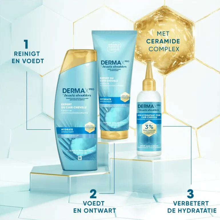 Head & Shoulders Derma X Pro Hydrateert Conditioner Anti-roos 220 ML